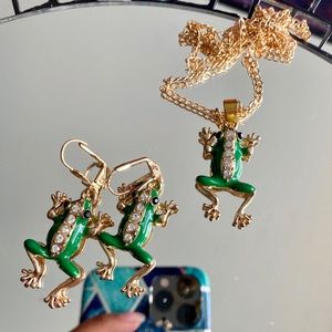 Frog Jewelry set
